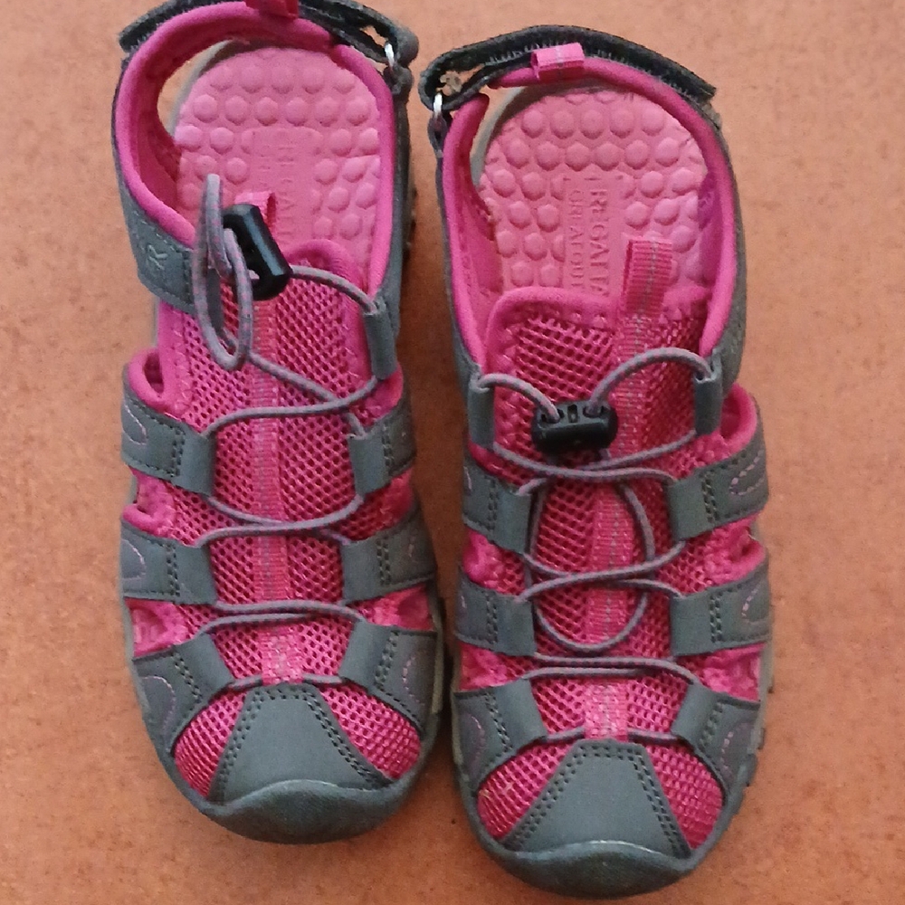 Kids' Pink and Gray Water Shoes